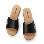 ショッピングMINNETONKA ミネトンカ MINNETONKA フラットサンダル farrah-sl （BLACK）