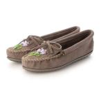 ショッピングミネトンカ ミネトンカ MINNETONKA ビーズモカシン ziigwan-601z-gy （GREY）