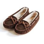 ミネトンカ MINNETONKA ファーモカシン cally-4012-cho (CHOCOLATE)