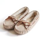ミネトンカ MINNETONKA ファーモカシン cally-4018-sto (STONE)