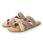 ミネトンカ MINNETONKA スライドサンダル faribee-5916269-stp-ml (SIMPLY TAUPE MULTI)