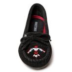 ミネトンカ MINNETONKA Women's Thunderbird Animikii (Black Suede)