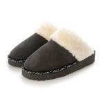 ミネトンカ MINNETONKA ボアスリッパ cerise-40930-chr (40930 CHARCOAL)