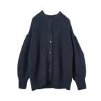 マイカアンドディール MICA&DEAL c/n middle cardigan (NAVY)