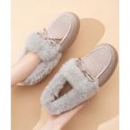 Mini Mini магазин miniministore мех мокасины обратная сторона ворсистый мутон туфли-лодочки ( grayish бежевый )