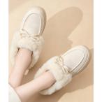  Mini Mini магазин miniministore мех мокасины обратная сторона ворсистый мутон туфли-лодочки ( слоновая кость )