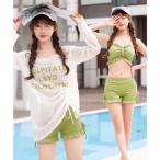  Mini Mini магазин miniministore женский купальный костюм комплект из трех позиций body type покрытие купальный костюм [ товары без возможности возврата ] ( светло-зеленый )