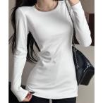 ミニミニストア miniministore ロングTシャツ 重ね着フィットカットソー （ホワイト*デロン素材）