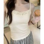 ミニミニストア miniministore レースキャミソールカップ付きインナー夏服 （アイボリー）