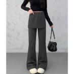  Mini Mini магазин miniministore LAP юбка имеется semi flare pants Корея способ ( темно-серый )