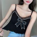 キャミソール オフショルダー レー�