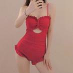  Корея способ One-piece купальный костюм body type покрытие взрослый симпатичный [ товары без возможности возврата ]