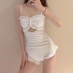  Корея способ One-piece купальный костюм body type покрытие взрослый симпатичный [ товары без возможности возврата ]