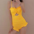  Корея способ One-piece купальный костюм body type покрытие взрослый симпатичный [ товары без возможности возврата ]