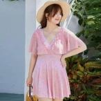  маленький цветочный принт ..... купальный костюм большой размер горячие источники [ товары без возможности возврата ]