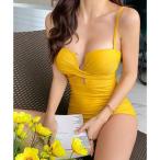  Mini Mini магазин miniministore One-piece купальный костюм моно kini все в одном [ товары без возможности возврата ] ( желтый )
