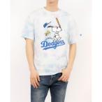 メジャーリーグベースボール MLB MLB PEANUTS オリジナルデザイン Tシャツ (パープルA)