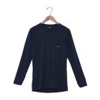 モンベル mont-bell モンベル スーパーメリノウール M.W. ラウンドネックシャツ Men's 男性用 （ネイビー）