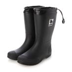 モズ moz パッカブル レインブーツ キッズ ジュニア （BLACK）