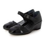  режим eja Como tisi.MODE ET JACOMO D'ICI раздельный модель Wedge подошва туфли-лодочки ( черный )