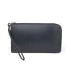 MURA клатч мужской кожа натуральная кожа темно-бордовый style L знак застежка-молния карбоновый кожа ( карбоновый / темно-синий )