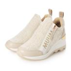 ショッピングウエッジソール ムーム MUUM MUUMファスナーウエッジソールスニーカー （LBG）