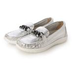  Nico Nico натуральная кожа bit мокасины обувь 2502 ( серебряный )
