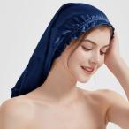 バックヤードファミリー BACKYARD FAMILY ナイトキャップ シルク pmy0850【返品不可商品】 （ネイビー）