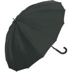 ナチュラルベーシック NaturalBasic 【メンズ16本骨 × 大きめ65cm × ワンタッチジャンプ傘 】長傘 雨傘 晴雨兼用 梅雨 耐風 （