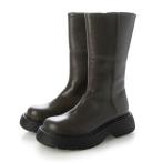 ショッピングmiddle ナチュラルフレックス NATURAL FLEX Simple Stitch Middle Boots （CHARCOAL）