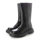 ショッピングmiddle ナチュラルフレックス NATURAL FLEX Simple Stitch Middle Boots （BLACK）