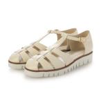 ノイエ ディフュージョン neue diffusion 厚底グルカサンダル / ND24381 （アイボリー）