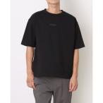 ニューバランス New Balance メンズ 半袖Tシャツ モノトーンクルーTシャツ_ AMT55660 (ブラック)