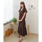 ショッピングレディ 夏 ビビッドレディ VIVIDLADY ワンピース セットアップ 夏レディースアンサンブル （ブラウン）