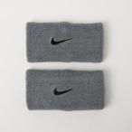 ナイキ NIKE スウッシュ クラシック ダブルワイド リストバンド 2P リストバンド （クールグレー×ブラック）