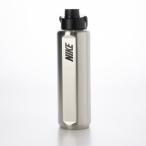 ナイキ NIKE ナイキ ステンレス リチャージ チャグボトル 950ml （ブラッシュドステンレススチール/ブラック/ブラック）【交換・返品不可】