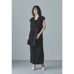 ニアナ niana バックシアージレセットアップドレス 結婚式 パーティードレス オケージョンドレス 同窓会 お呼ばれワンピース （ブラック）