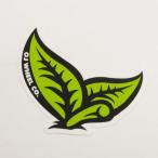 オージェー ウィール OJ WHEELS LEAF CLEAR MYLAR STICKER 3.5IN×3IN （グリーン）