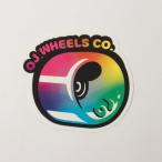 オージェー ウィール OJ WHEELS HOT JUICE FADE MYLAR STICKER 3.25IN×3.37IN （マルチ）