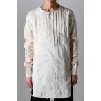 ショッピングトーマス オルヴィ トーマス OLUBIYI THOMAS Pleated Bib Shirt （Off-White）