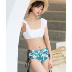  стиль boOSYAREVO [ сеть ограничение ] роман tik оборка resort плавание одежда купальный костюм [ товары без возможности возврата ] ( белый ×botanikaru)