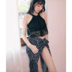  стиль boOSYAREVO [ сеть ограничение ][3 позиций комплект ] парео имеется с высоким воротником × гонки плавание одежда купальный костюм ( черный × Leopard )