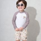 プティマイン petit main SWIM BOYSアソートセットアップ水着【返品不可商品】 (モカチャ)