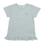 プティマイン petit main 【プティプラ】アルファベットTシャツ (エメラルドグリ)