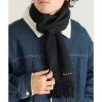  Paul Smith Paul Smith muffler палантин одноцветный тонкий бахрома Logo шерсть подарок подарок защищающий от холода ходить на работу посещение школы шерсть 100% вышивка 