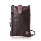ペレボルサ PELLE BORSA 「アライブ」ポシェット (ビター)日本製