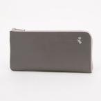 ペレボルサ PELLE BORSA L字ファスナー長財布 （グレー）