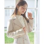 トッコクローゼット tocco closet スエードライダースジャケット