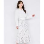 トッコクローゼット tocco closet ストレッチレースギャザーマーメイドスカート