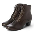 ピエディヌーディ PIEDI NUDI 本革 レースアップ（編み上げブーツ） （DBR）